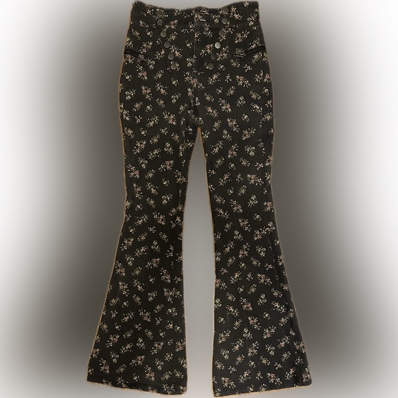 AFRM Ditzy floral flare jeans - Picture 5 of 8